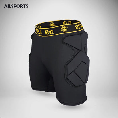 Men American Football Pants Soccer Training Pant Goalkeeper Sports Kits EVA Sponge Goal Keeper Goalie Shorts knee pad Protection