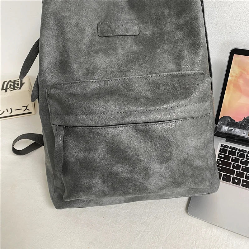 High Quality Women Man Backpack Soft Leather Men's Backpacks Girl Luxury Designer Back Pack Laptop Bag Large Capacity Travel Bag