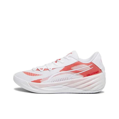 PUMA A11 Pro Nitro round toe lace up anti slip and wear-resistant low top basketball shoes for men