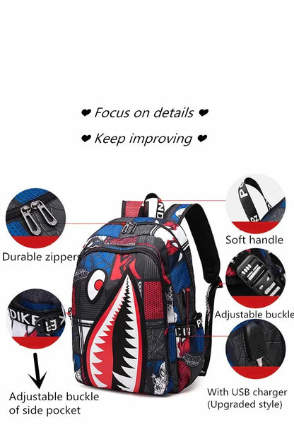 Anti-theft Backpack Men Waterproof Rucksack Backpacks for Women of Fabric Casual Travel Backpack Senior School Student Schoolbag