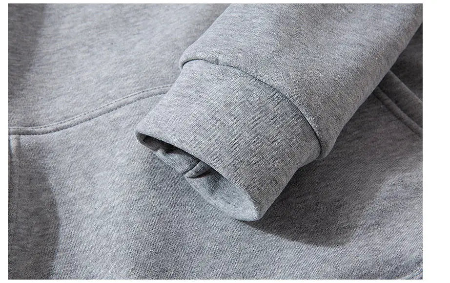 Men Set Fleece Hoodie Pant Thick Warm Tracksuit Sportswear Fashion Brand Backwoods Hooded Track Suits Male Sweatsuit