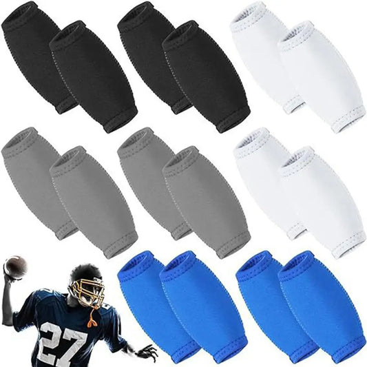 2pcs Football Chin Pad Enhanced Safety Anti-collision Biking Ice American Strap Cover Protective Hockey Chin Exercise Skati Q7O6