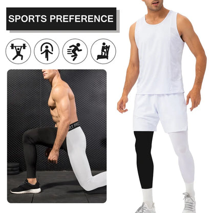 Gym Mens Fitness Running Sport Pants Athletics Tight Leggings Joggings Skinny Yoga Compression Trousers Lycras Sweatpants