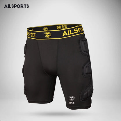 Men American Football Pants Soccer Training Pant Goalkeeper Sports Kits EVA Sponge Goal Keeper Goalie Shorts knee pad Protection