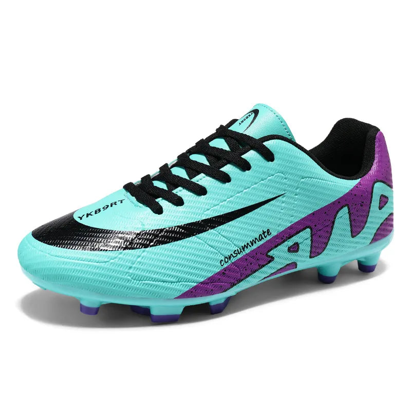 Cheap Long Spike Soccer Shoes Male Wearable Light Men’s Football Field Cleats Outdoor Lace-Up Football Sneaker For Men Trainers