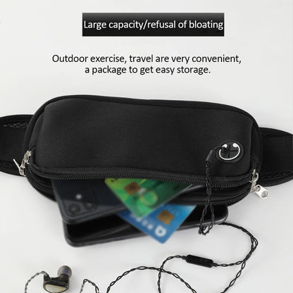 Sports Fanny Pack Women Belt Bag Men Running Waist Bag Mobile Phone Gym Bags Running Accessories Adjustable Strap Waist Bags