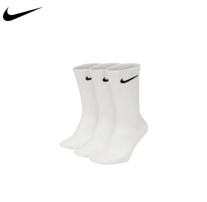 Nike Everyday Lightweightcrew Unisex Sports Socks Men's and Women's 3 Pairs Stockings for Athletic Training S M L XL SX7676