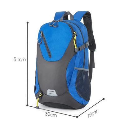 40L Large Travel Backpack Capacity Casual Men Women Outdoor Bag Waterproof Mountaineering Cycling Bag Hiking Sports Backpack