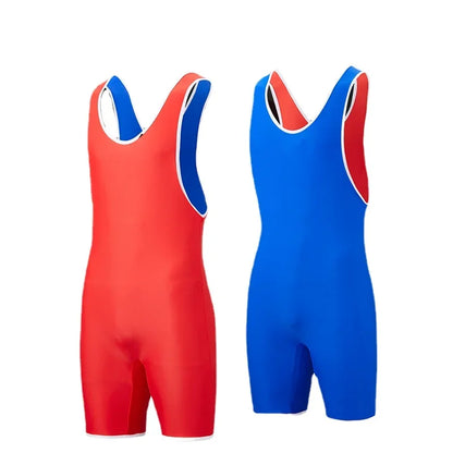 Exercise Sets Weight Lifting Suit Training Competition Wrestling Suit Lifting Gym Suit Men Lifting Wrestling Wardrobe Coverall