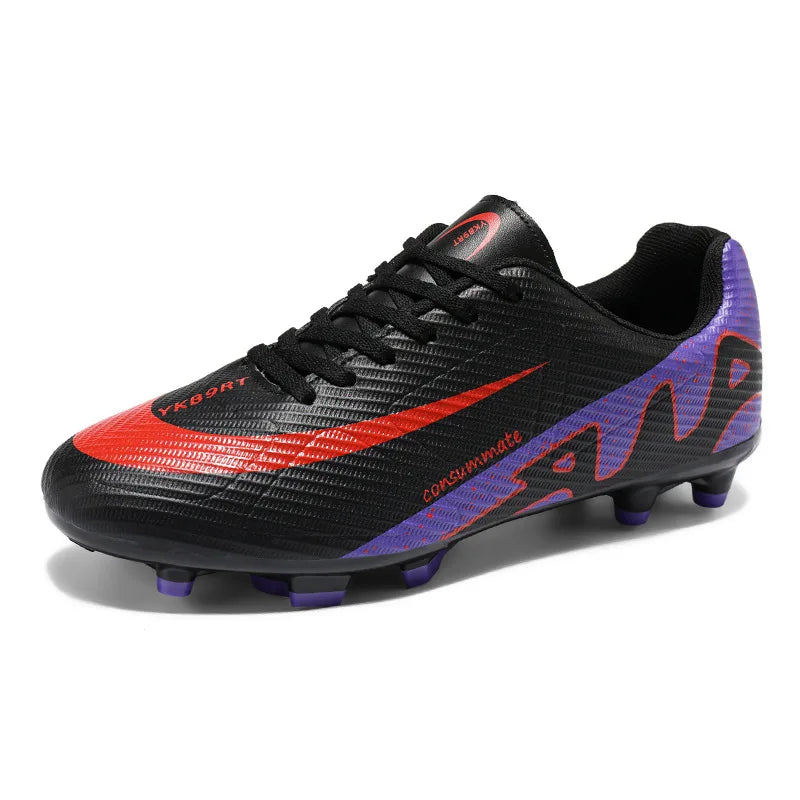 Cheap Long Spike Soccer Shoes Male Wearable Light Men’s Football Field Cleats Outdoor Lace-Up Football Sneaker For Men Trainers