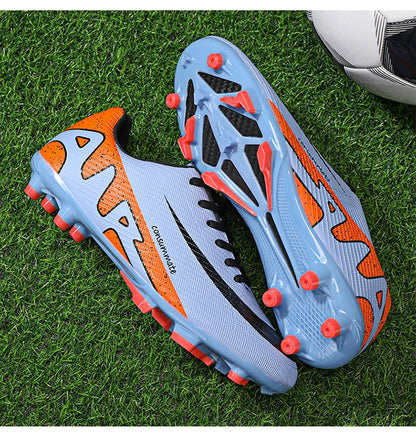 Cheap Long Spike Soccer Shoes Male Wearable Light Men’s Football Field Cleats Outdoor Lace-Up Football Sneaker For Men Trainers