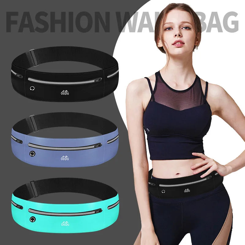 Waist Bag for Mobile Phone Women Belt Bag Running Bag Men Sport Fanny Pack Cell Phone Waterproof Jogging Gym Bag