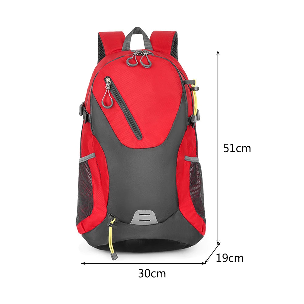 40L Large Travel Backpack Capacity Casual Men Women Outdoor Bag Waterproof Mountaineering Cycling Bag Hiking Sports Backpack