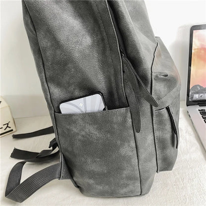 High Quality Women Man Backpack Soft Leather Men's Backpacks Girl Luxury Designer Back Pack Laptop Bag Large Capacity Travel Bag