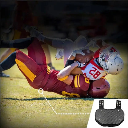 Youth Professional Football Back Protector Lower Back Pad for Football Players Rugby Backplate Rear Accessory Fashion Back Pads