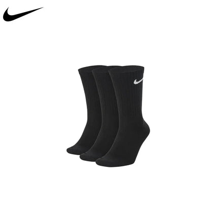 Nike Everyday Lightweightcrew Unisex Sports Socks Men's and Women's 3 Pairs Stockings for Athletic Training S M L XL SX7676