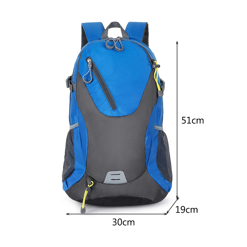 40L Large Travel Backpack Capacity Casual Men Women Outdoor Bag Waterproof Mountaineering Cycling Bag Hiking Sports Backpack