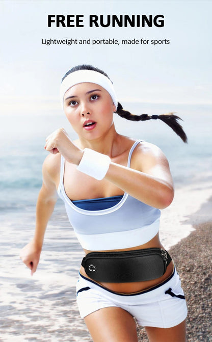 Sports Fanny Pack Women Belt Bag Men Running Waist Bag Mobile Phone Gym Bags Running Accessories Adjustable Strap Waist Bags