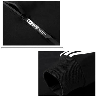 2024 Casual Sportswear Suit Men's Hoodie and Trousers Two-piece Zippered Hooded Sweatshirt Sweatpants Men's Suit