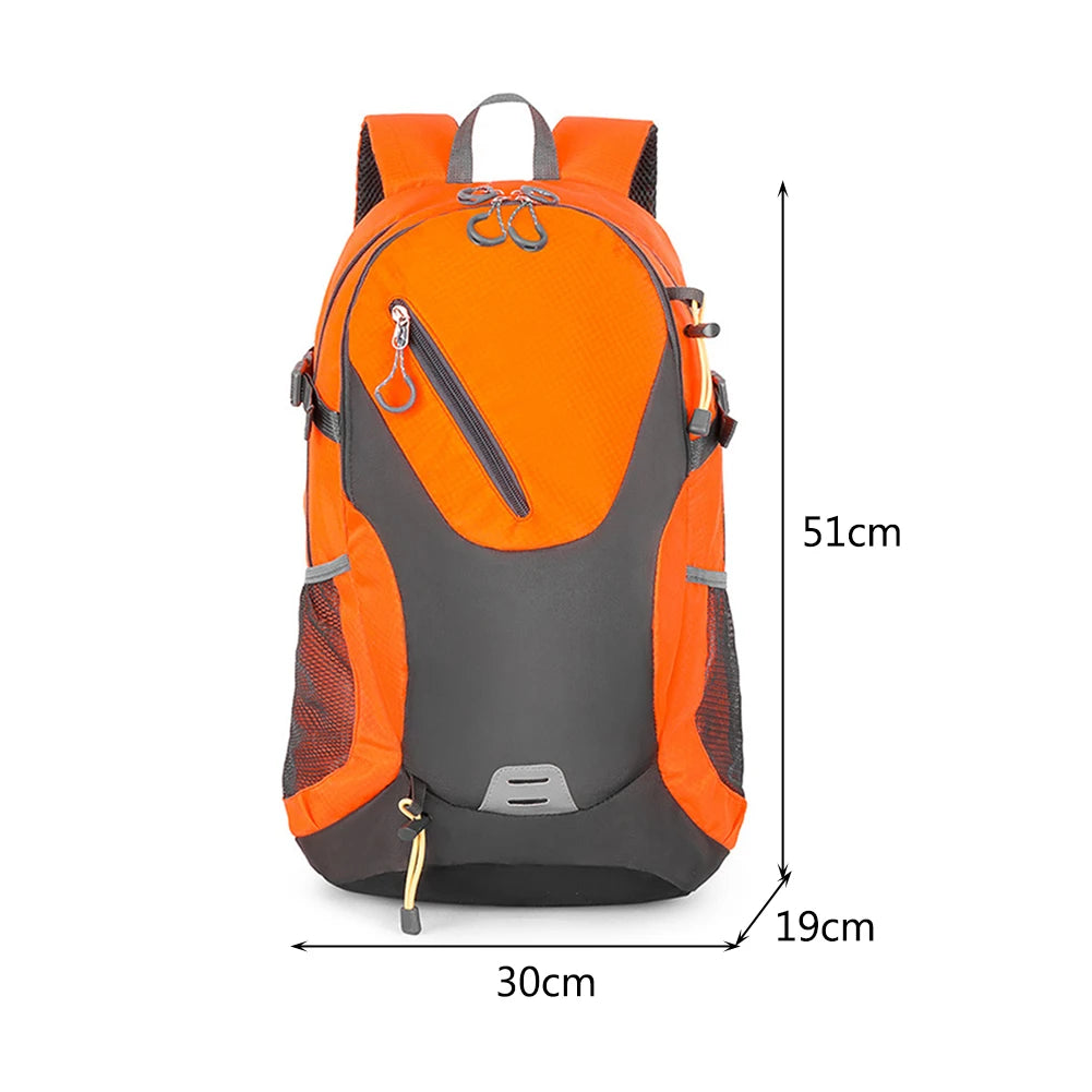 40L Large Travel Backpack Capacity Casual Men Women Outdoor Bag Waterproof Mountaineering Cycling Bag Hiking Sports Backpack