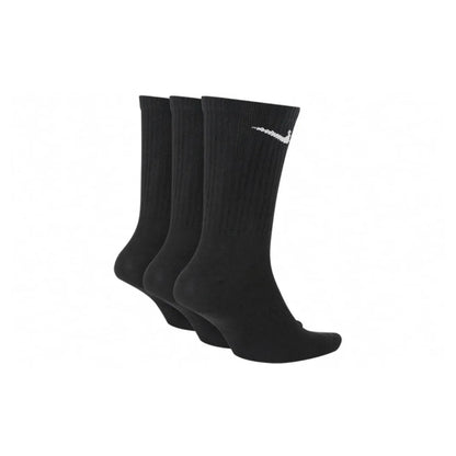 Nike LIGHTWEIGHT Unisex Quick Dry Training Socks 3 Pairs Winter Support Comfort Soft Black&White