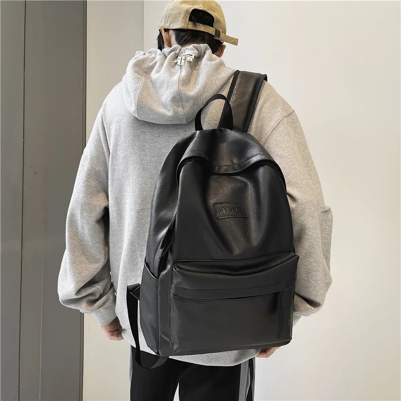 High Quality Women Man Backpack Soft Leather Men's Backpacks Girl Luxury Designer Back Pack Laptop Bag Large Capacity Travel Bag