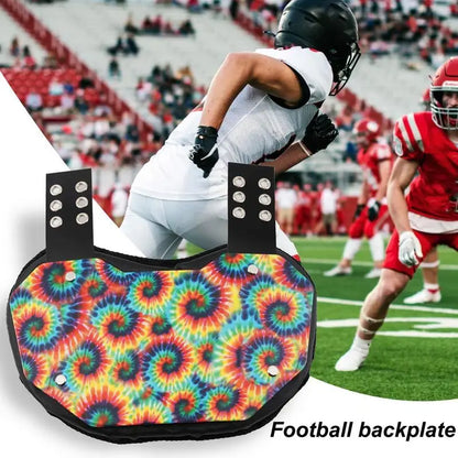 Youth Professional Football Back Protector Lower Back Pad for Football Players Rugby Backplate Rear Accessory Fashion Back Pads