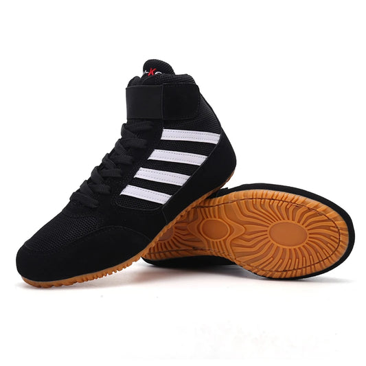 Original Mid Cut Pro Sambo Boots for Men Women Size 34-45 Wrestling Training Shoes Anti Slip Light Weight Gym Boxing Sneakers