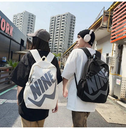 New Fashion Unisex's Backpack High Quality Large Capacity Shoulder Bag Multi Functional Handbag Letters Patterns School Bag