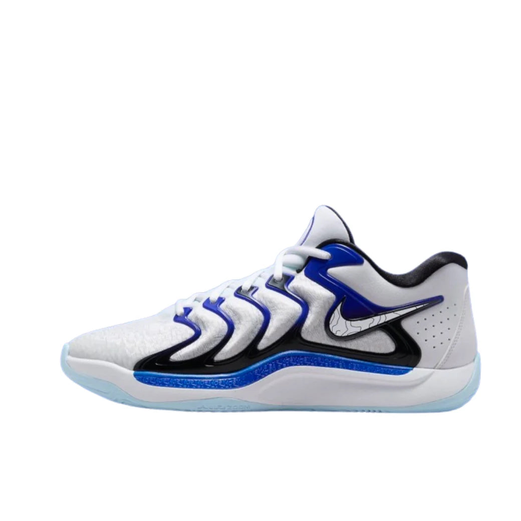 Nike KD 17 Low Man sneakers Anti-slip and wear resistant Basketball Shoes anti-torsion breathable cushioning sneakers Blue&white