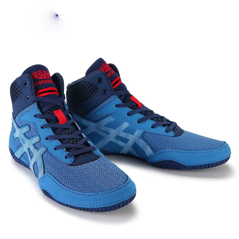 Professional Wrestling Shoes Men Anti Slip Wrestling Sneakers Luxury Boxing Footwears