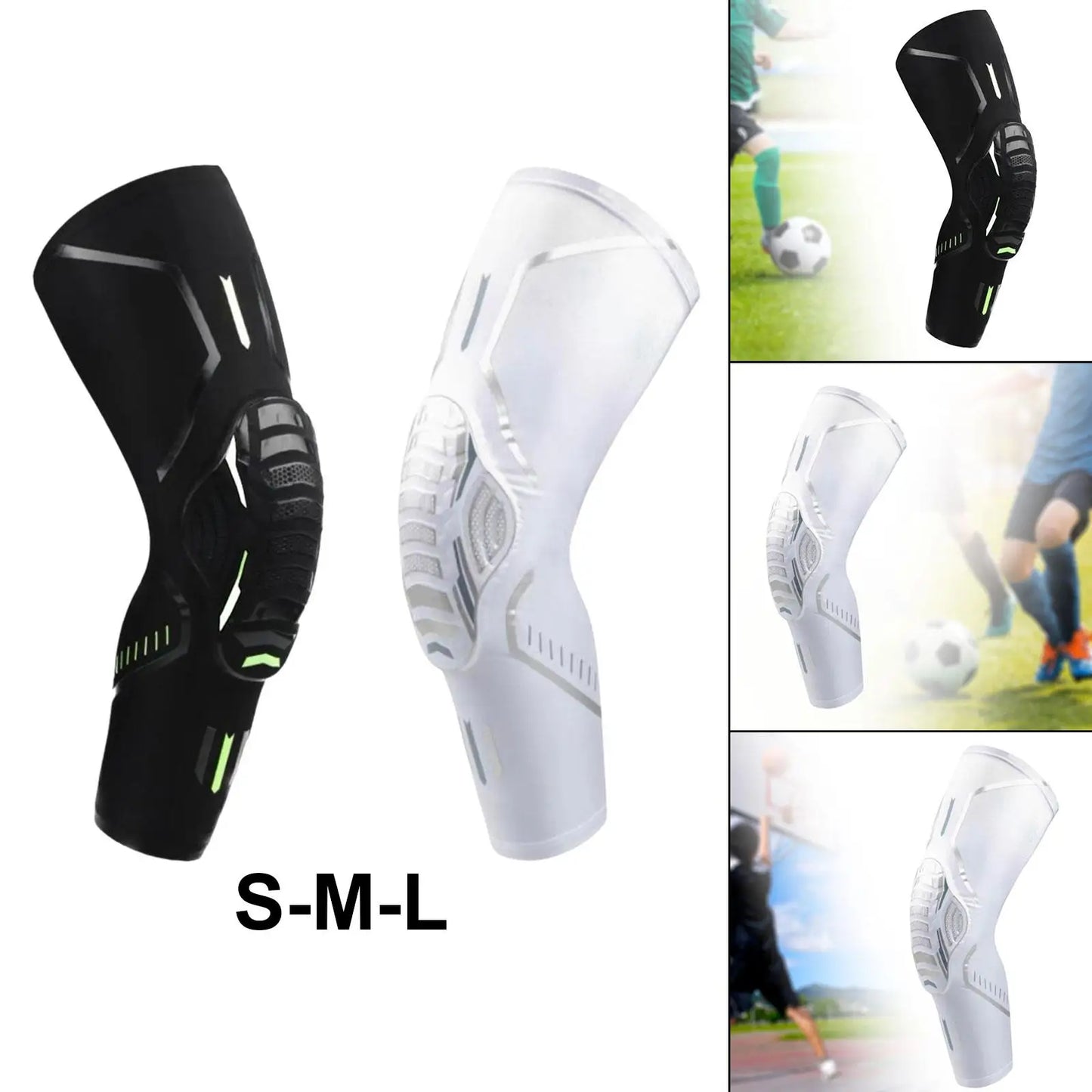 Sports Knee Brace, Knee Support, Lightweight Protective Gear, Long Sleeve for Football, Cycling, Basketball, Men's Wrestling