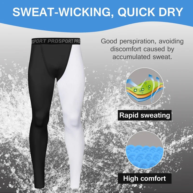 Gym Mens Fitness Running Sport Pants Athletics Tight Leggings Joggings Skinny Yoga Compression Trousers Lycras Sweatpants