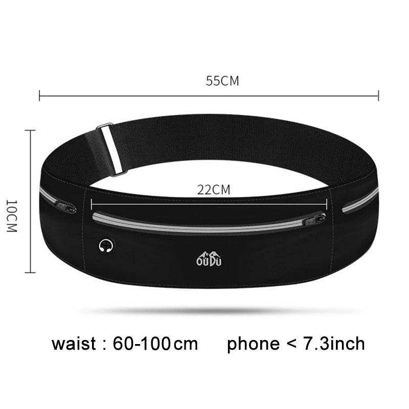 Waist Bag for Mobile Phone Women Belt Bag Running Bag Men Sport Fanny Pack Cell Phone Waterproof Jogging Gym Bag