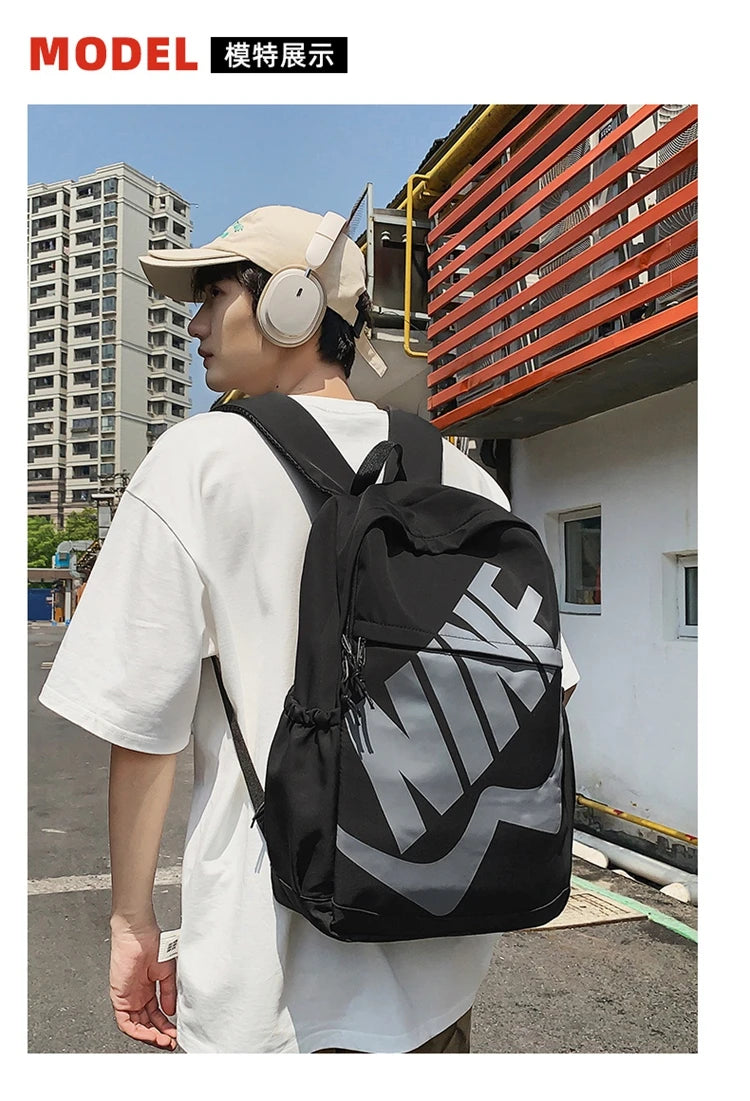 New Fashion Unisex's Backpack High Quality Large Capacity Shoulder Bag Multi Functional Handbag Letters Patterns School Bag