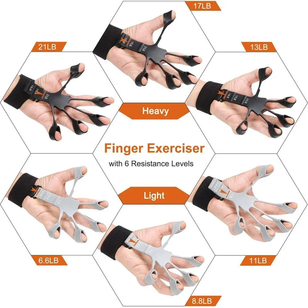 Strengthen Hand Grip Set 10-100Kg Wrist Expander Finger Exerciser Forearm Muscle Recovery Fitness GymTraining Hand Gripper Gift