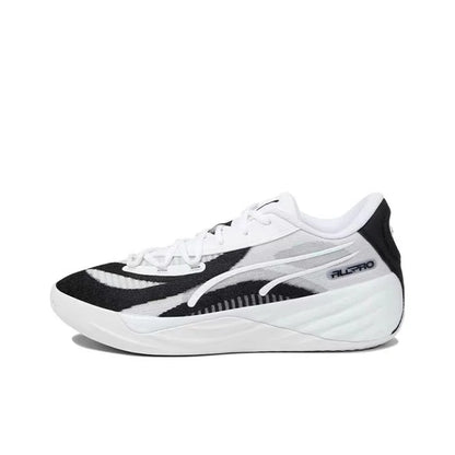 PUMA A11 Pro Nitro round toe lace up anti slip and wear-resistant low top basketball shoes for men