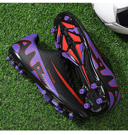 Cheap Long Spike Soccer Shoes Male Wearable Light Men’s Football Field Cleats Outdoor Lace-Up Football Sneaker For Men Trainers