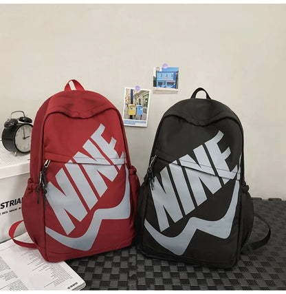 New Fashion Unisex's Backpack High Quality Large Capacity Shoulder Bag Multi Functional Handbag Letters Patterns School Bag