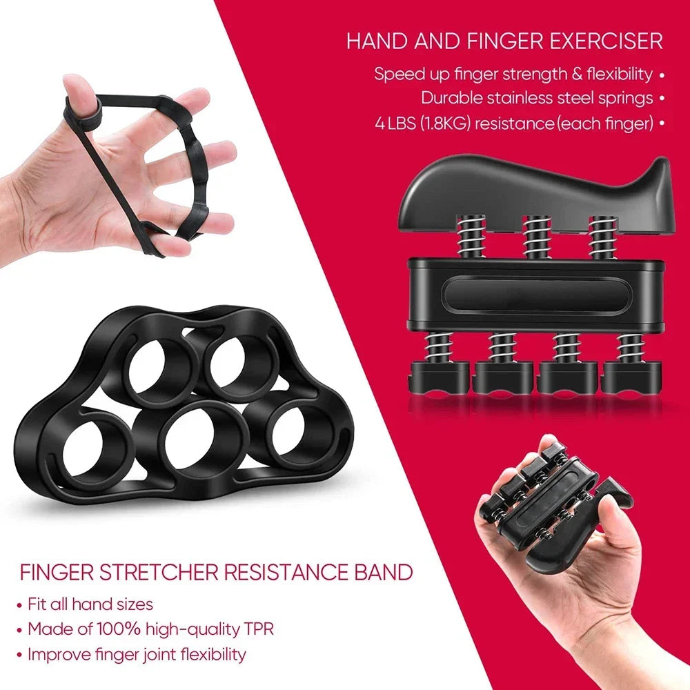 Strengthen Hand Grip Set 10-100Kg Wrist Expander Finger Exerciser Forearm Muscle Recovery Fitness GymTraining Hand Gripper Gift