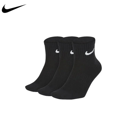 Nike Everyday Lightweightcrew Unisex Sports Socks Men's and Women's 3 Pairs Stockings for Athletic Training S M L XL SX7676