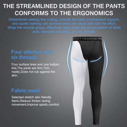 Gym Mens Fitness Running Sport Pants Athletics Tight Leggings Joggings Skinny Yoga Compression Trousers Lycras Sweatpants