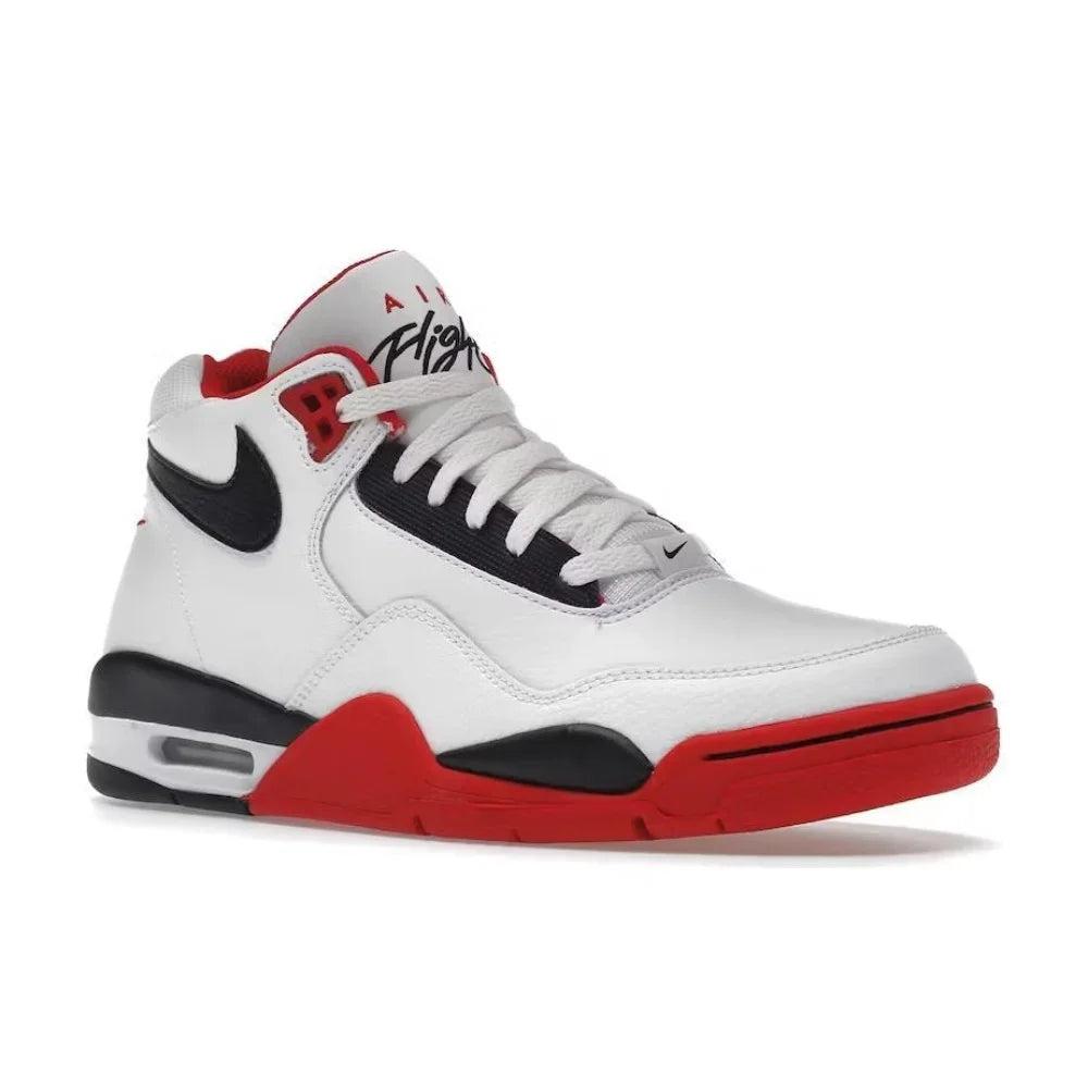 Nike Flight Legacy Low Lightweight Cushioning Basketball Shoes Man sneakers autumn Casual and comfortable sneakers Red&White