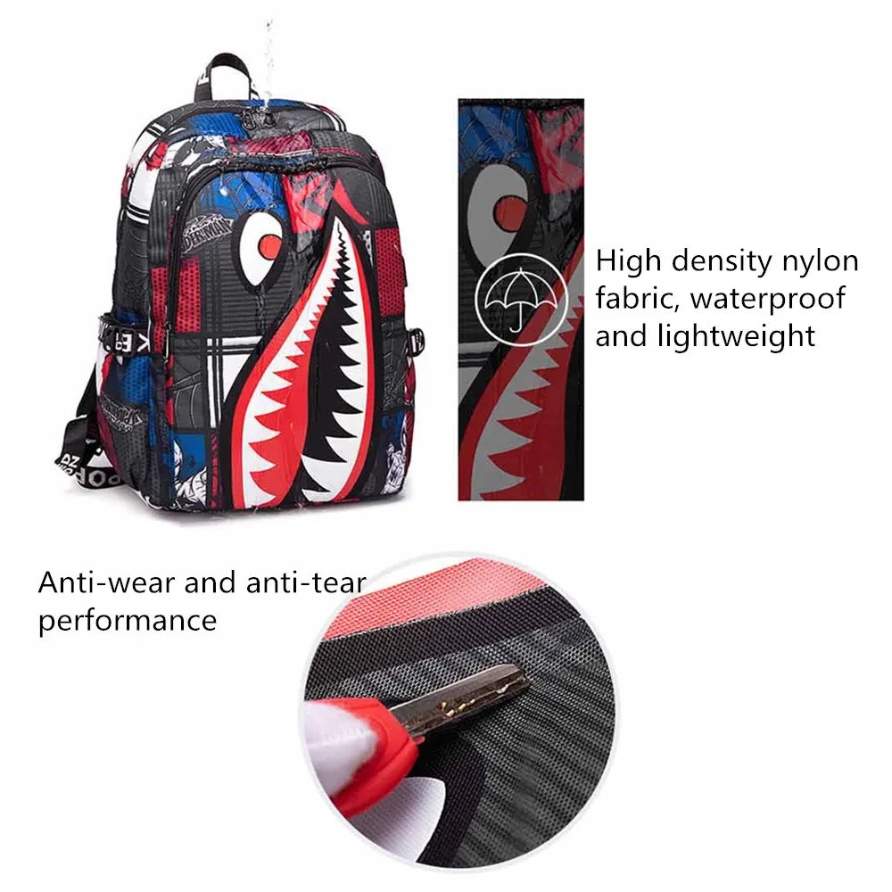 Anti-theft Backpack Men Waterproof Rucksack Backpacks for Women of Fabric Casual Travel Backpack Senior School Student Schoolbag