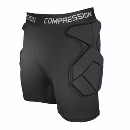 Men American Football Pants Soccer Training Pant Goalkeeper Sports Kits EVA Sponge Goal Keeper Goalie Shorts knee pad Protection