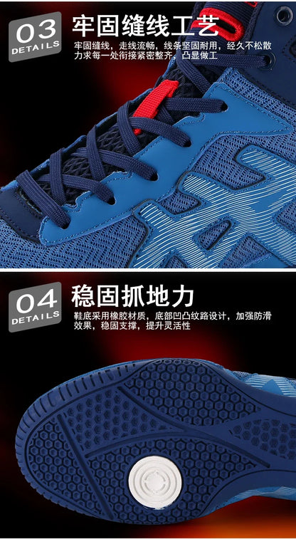 Professional Wrestling Shoes Men Anti Slip Wrestling Sneakers Luxury Boxing Footwears