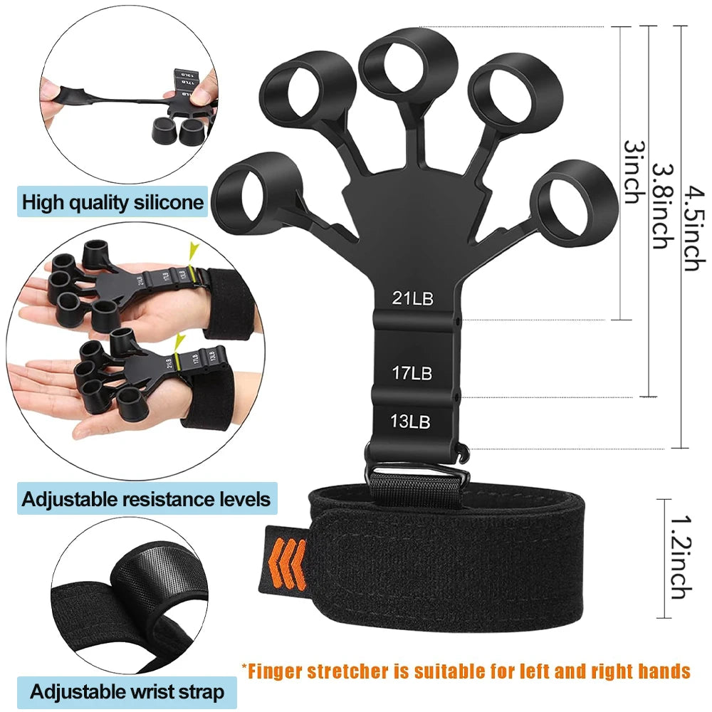 5-60Kg Adjustable Heavy Hand Gripper Fitness Hand Exerciser Grip Wrist Training Finger Gripper Hand Strengthener for Patient