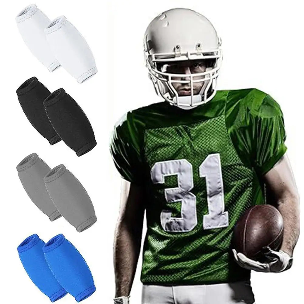 2pcs Football Chin Pad Enhanced Safety Anti-collision Biking Ice American Strap Cover Protective Hockey Chin Exercise Skati Q7O6