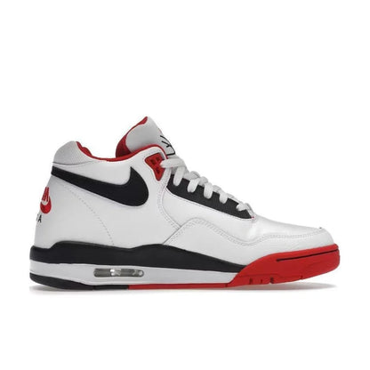 Nike Flight Legacy Low Lightweight Cushioning Basketball Shoes Man sneakers autumn Casual and comfortable sneakers Red&White