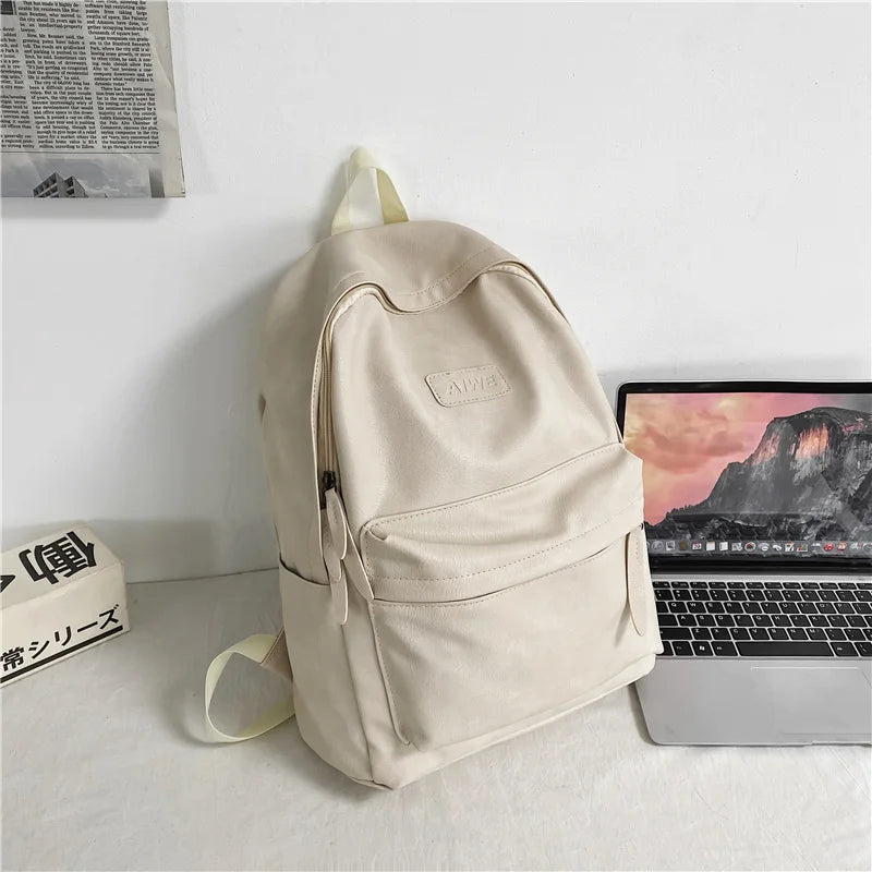 High Quality Women Man Backpack Soft Leather Men's Backpacks Girl Luxury Designer Back Pack Laptop Bag Large Capacity Travel Bag